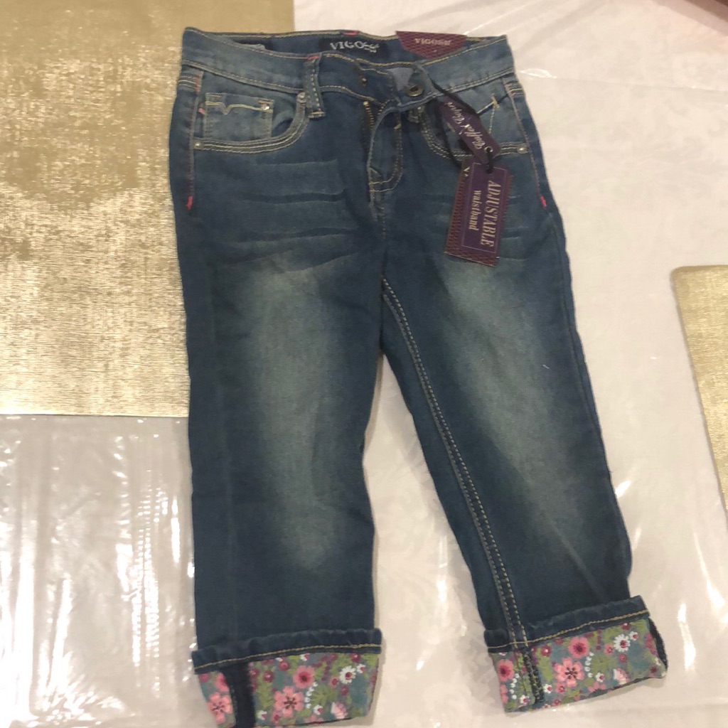 Vigoss Girls Cuffed Capri Vigoss Girls Cuffed Capri